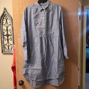 New with tags, August Morgan, shirt dress size large